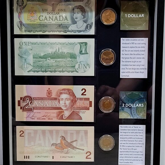 (SOLD) Canada Coins & Banknotes Display Case - Picture 1 of 14